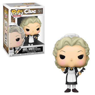 Funko POP! Clue - Mrs. White with Wrench Vinyl Figure #51 (ONLINE ORDER ONLY)