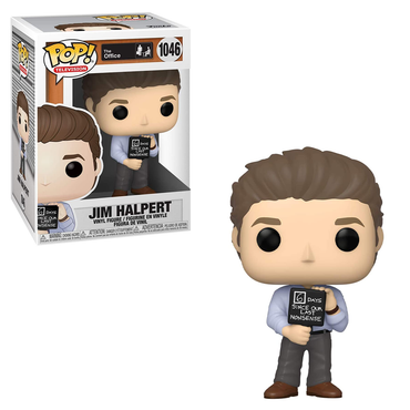 Funko POP! The Office - Jim with Nonsense Sign Vinyl Figure #1046 (ONLINE ORDER ONLY)