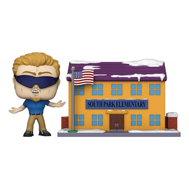 Funko POP! Town: South Park - South Park Elementary with PC Principal Vinyl Figure #24 (ONLINE ORDER ONLY)