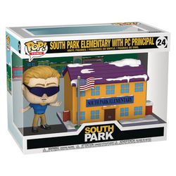 Funko POP! Town: South Park - South Park Elementary with PC Principal Vinyl Figure #24 (ONLINE ORDER ONLY)