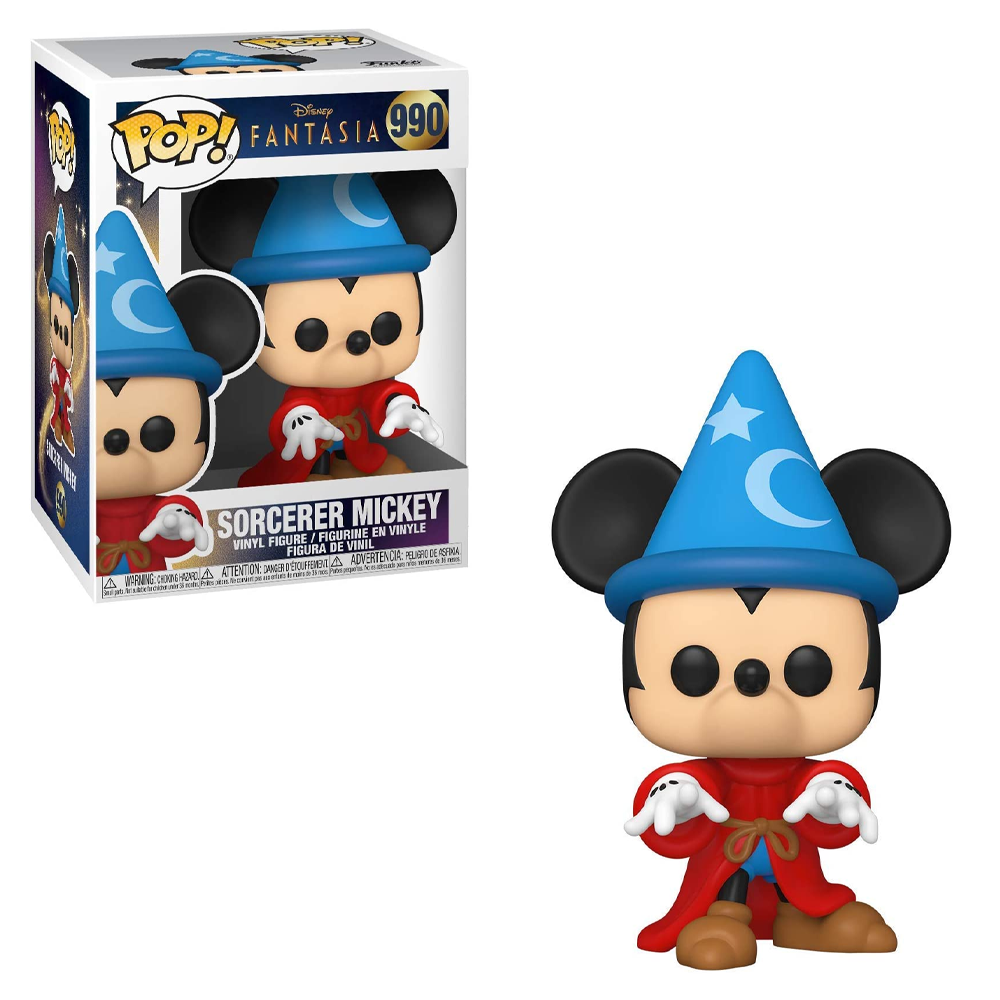 Funko POP! Disney: Fantasia 80th - Sorcerer Mickey Vinyl Figure #990 (ONLINE ORDER ONLY)