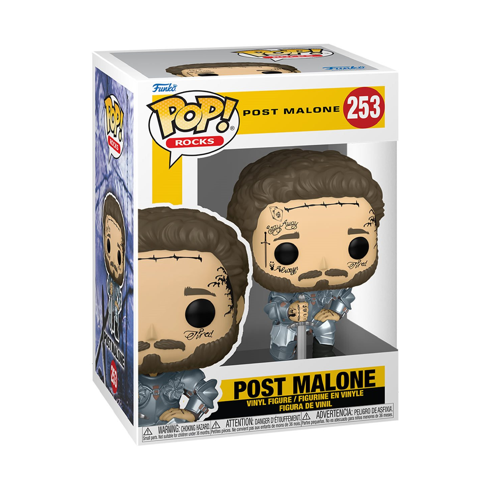 Funko POP! Rocks - Post Malone Knight Vinyl Figure #253 (ONLINE ORDER ONLY)