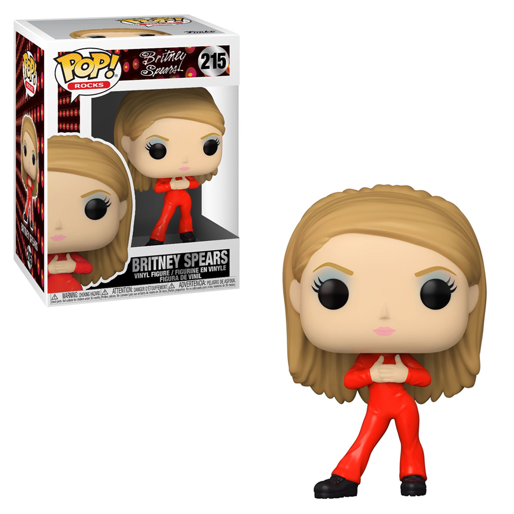 Funko POP! Rocks - Britney Spears (Red Catsuit) Vinyl Figure #215 (ONLINE ORDER ONLY)