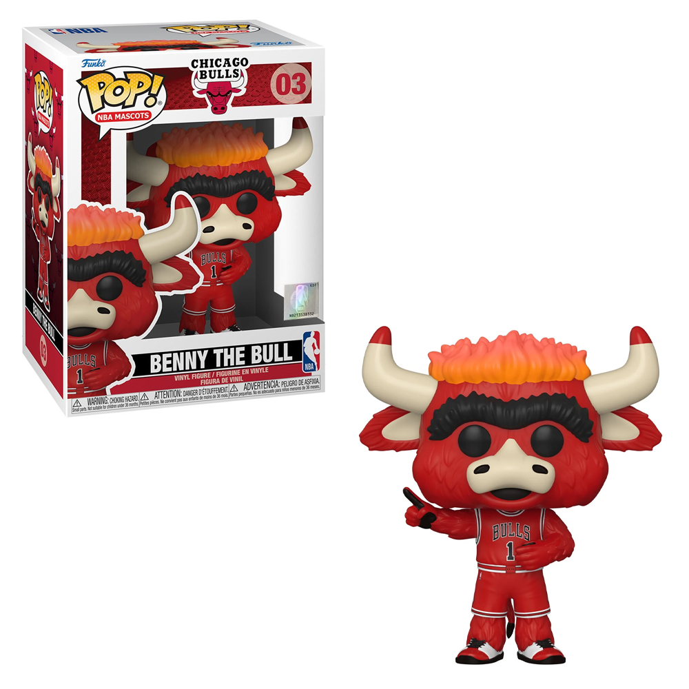 Funko POP! NBA Mascots: Chicago - Benny the Bull Vinyl Figure #3 (ONLINE ORDER ONLY)