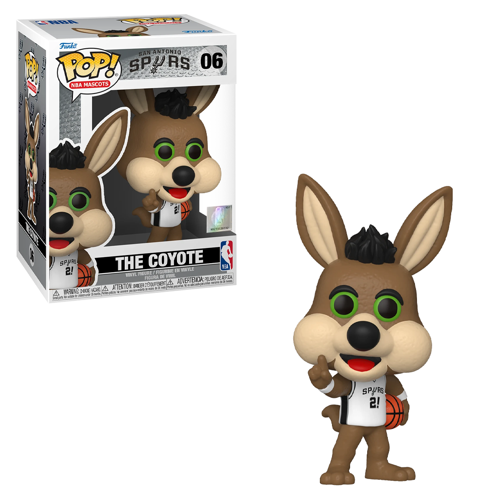 Funko POP! NBA Mascots: San Antonio - The Coyote Vinyl Figure #6 (ONLINE ORDER ONLY)