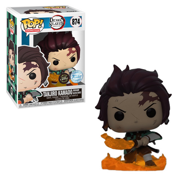 Funko POP! Demon Slayer: Kimetsu no Yaiba - Tanjiro Kamado (Hinokami Kagura Dance) Vinyl Figure #874 Special Edition Exclusive (ONLINE ORDER ONLY)