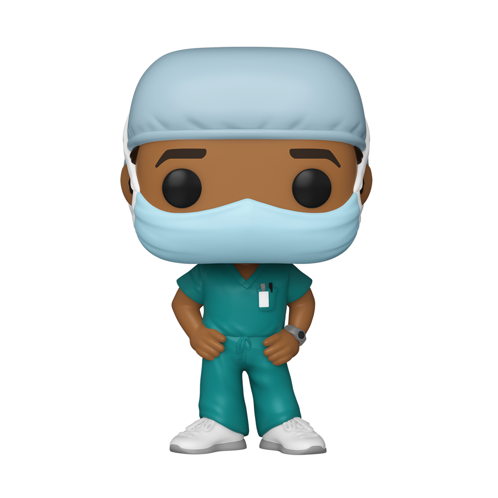 Funko POP! Heroes: Front Line Workers - Male (Green Scrub) Vinyl Figure (ONLINE ORDER ONLY)