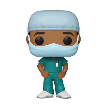 Funko POP! Heroes: Front Line Workers - Male (Green Scrub) Vinyl Figure (ONLINE ORDER ONLY)