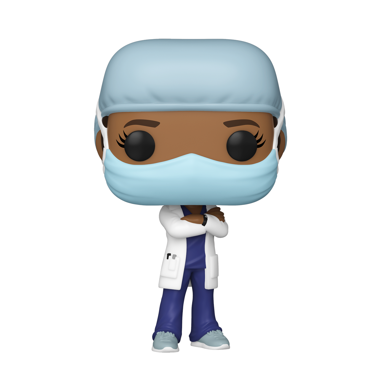 Funko POP! Heroes: Front Line Workers - Female (Blue Scrub with Coat) Vinyl Figure (ONLINE ORDER ONLY)