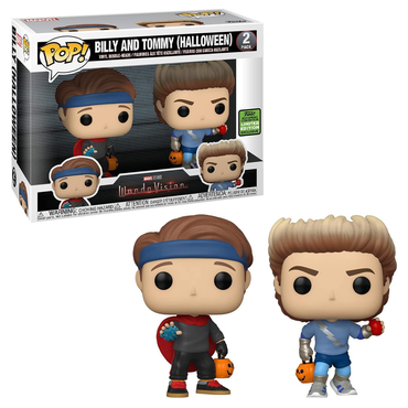 Funko POP! Marvel: WandaVision - Billy and Tommy (Halloween) 2-Pack Vinyl Figure Spring Convention Exclusive [READ DESCRIPTION] (ONLINE ORDER ONLY)