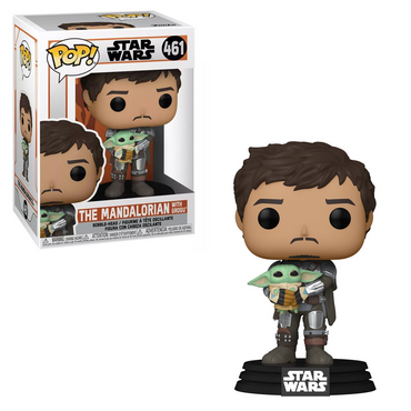 Funko POP! Star Wars: The Mandalorian - The Mandalorian with Grogu Vinyl Figure #461 (ONLINE ORDER ONLY)