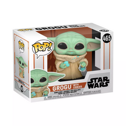 Funko POP! Star Wars: The Mandalorian - Grogu with Cookie Vinyl Figure #465 (ONLINE ORDER ONLY)