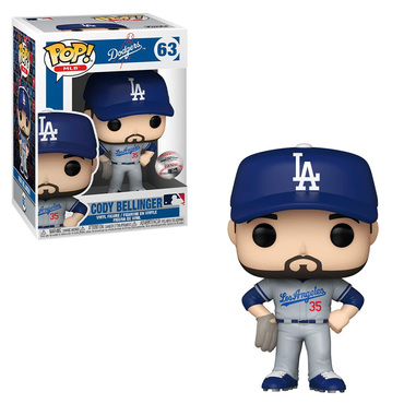 Funko POP! MLB: Dodgers - Cody Bellinger (Road Uniform) Vinyl Figure #63 (ONLINE ORDER ONLY)