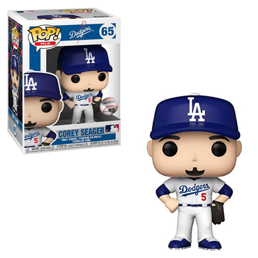 Funko POP! MLB: Dodgers - Corey Seager (Home Uniform) Vinyl Figure #65 (ONLINE ORDER ONLY)