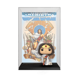 [PRE-ORDER] Funko POP! Comic Cover: Wonder Woman 80th - Wonder Woman (Rebirth) On Throne Vinyl Figure #3 (ONLINE ORDER ONLY)