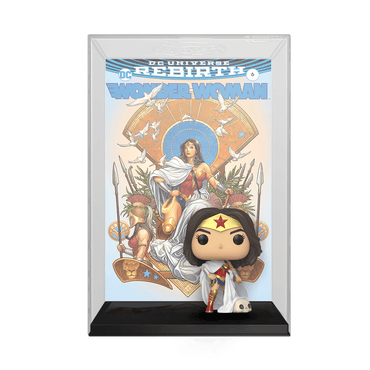 [PRE-ORDER] Funko POP! Comic Cover: Wonder Woman 80th - Wonder Woman (Rebirth) On Throne Vinyl Figure #3 (ONLINE ORDER ONLY)