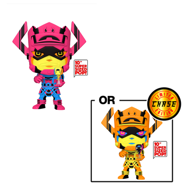 Funko POP! Fantastic Four - 10-Inch Galactus with Silver Surfer (Blacklight) Vinyl Figure #809 (PX) (ONLINE ORDER ONLY)