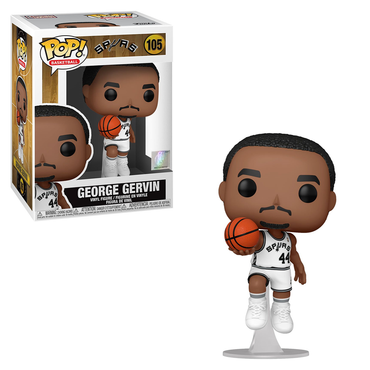 Funko POP! NBA: Legends - George Gervin (Spurs Home) Vinyl Figure #105 (ONLINE ORDER ONLY)