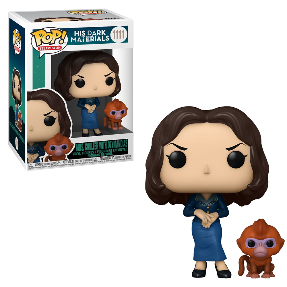 Funko POP! His Dark Materials - Mrs. Coulter with Ozymandias Vinyl Figure #1111 (ONLINE ORDER ONLY)