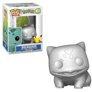 [PRE-ORDER] Funko POP! Pokemon - Bulbasaur (Metallic Silver) Vinyl Figure #453 (ONLINE ORDER ONLY)