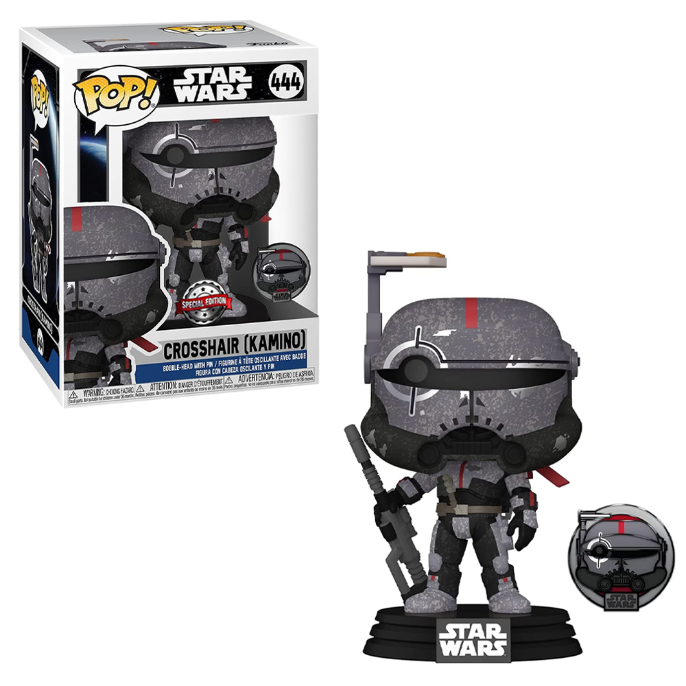 Funko POP! Star Wars: The Bad Batch - Crosshair Kamino with Pin Vinyl Figure #444 Special Edition Exclusive (ONLINE ORDER ONLY)