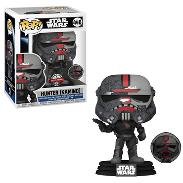 Funko POP! Star Wars: The Bad Batch - Hunter Kamino with Pin Vinyl Figure #446 Special Edition Exclusive (ONLINE ORDER ONLY)
