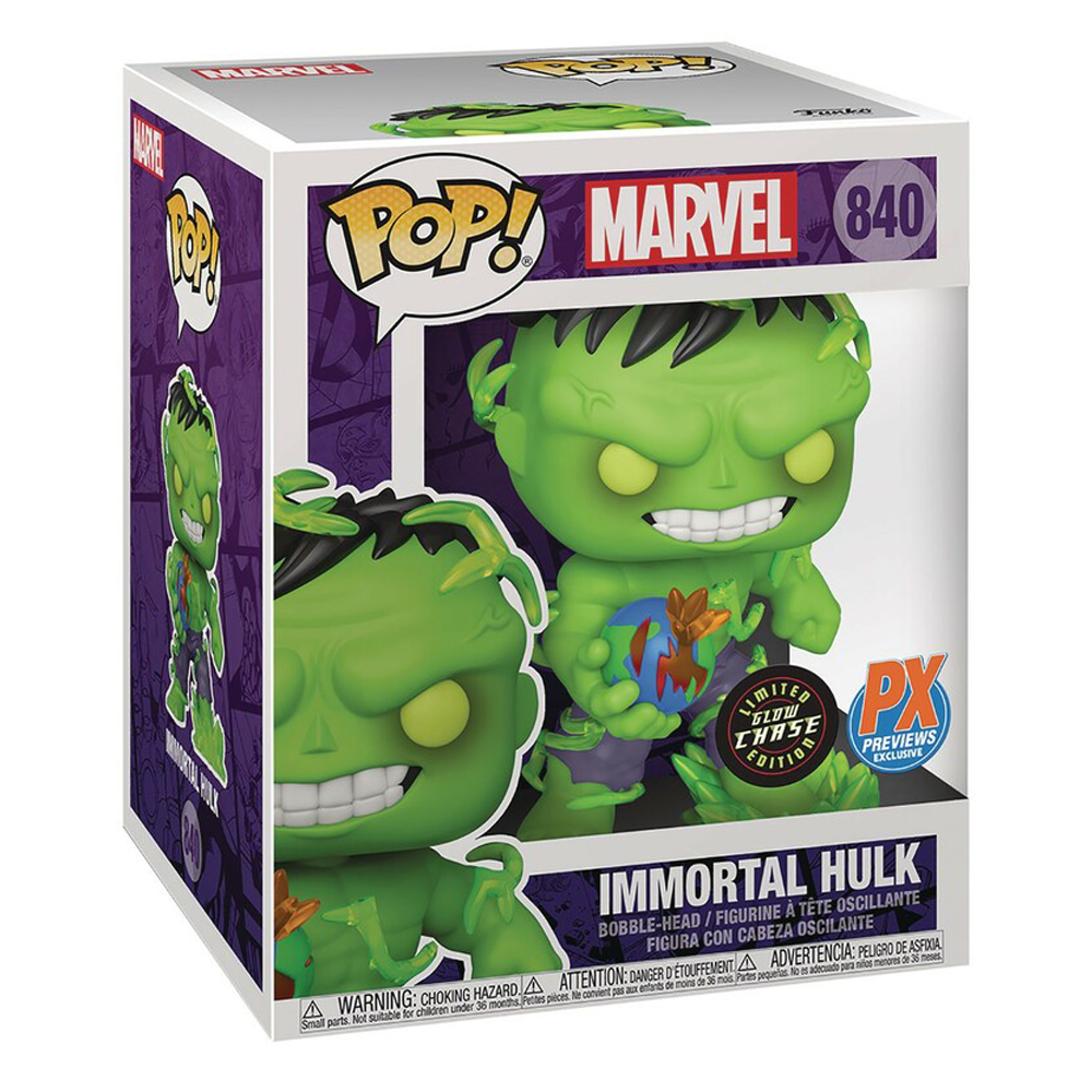 Funko POP! Marvel - Immortal Hulk 6-Inch Vinyl Figure #840 Previews Exclusive (PX) (ONLINE ORDER ONLY)