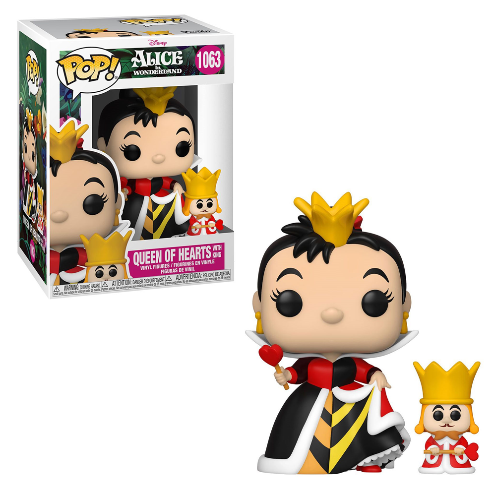 Funko POP! Alice in Wonderland 70th - Queen with King Vinyl Figure #1063 (ONLINE ORDER ONLY)