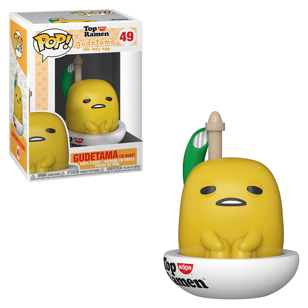 Funko POP! Sanrio: Gudetama x Nissin - Gudetama in Boat Vinyl Figure #49 (ONLINE ORDER ONLY)