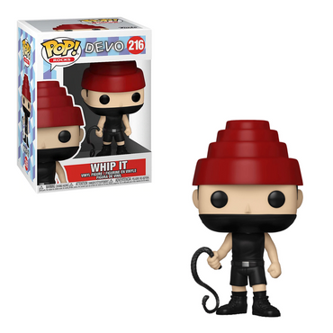 Funko POP! Rocks: Devo - Whip It with Whip Vinyl Figure #216 (ONLINE ORDER ONLY)