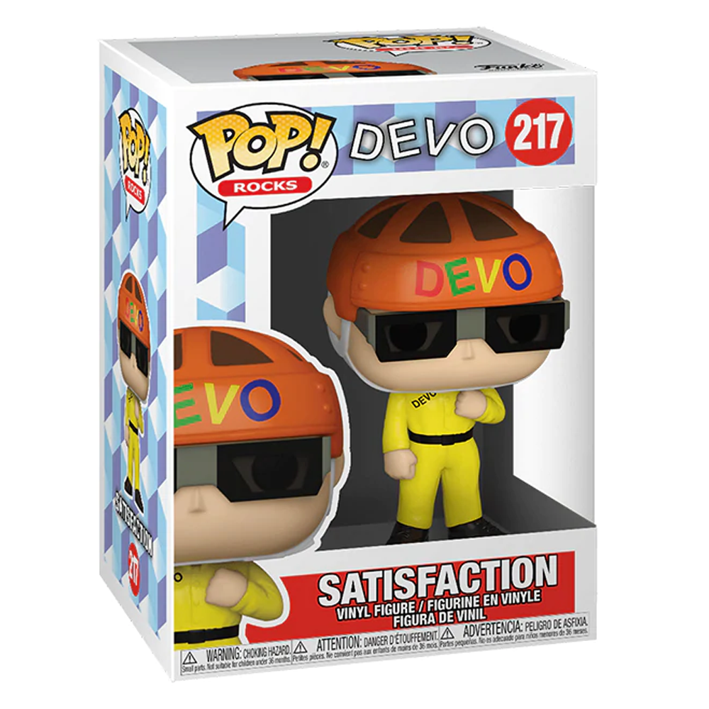 Funko POP! Devo - Satisfaction (Yellow Suit) Vinyl Figure #217 (ONLINE ORDER ONLY)