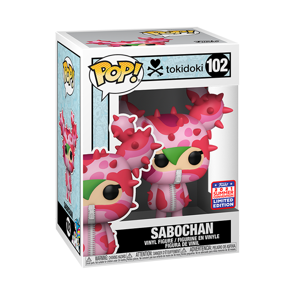 Funko POP! Tokidoki - Sabochan Vinyl Figure #102 2021 Summer Convention Exclusive (ONLINE ORDER ONLY)