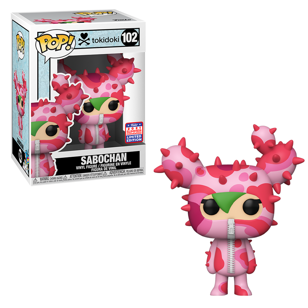 Funko POP! Tokidoki - Sabochan Vinyl Figure #102 2021 Summer Convention Exclusive (ONLINE ORDER ONLY)