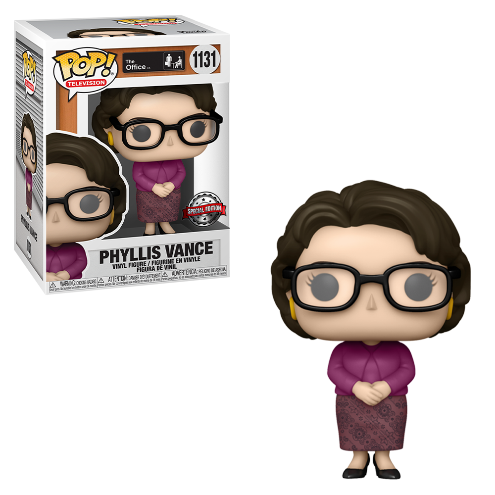 Funko POP! The Office - Phyllis Vance Vinyl Figure #1131 Special Edition Exclusive [READ DESCRIPTION] (ONLINE ORDER ONLY)