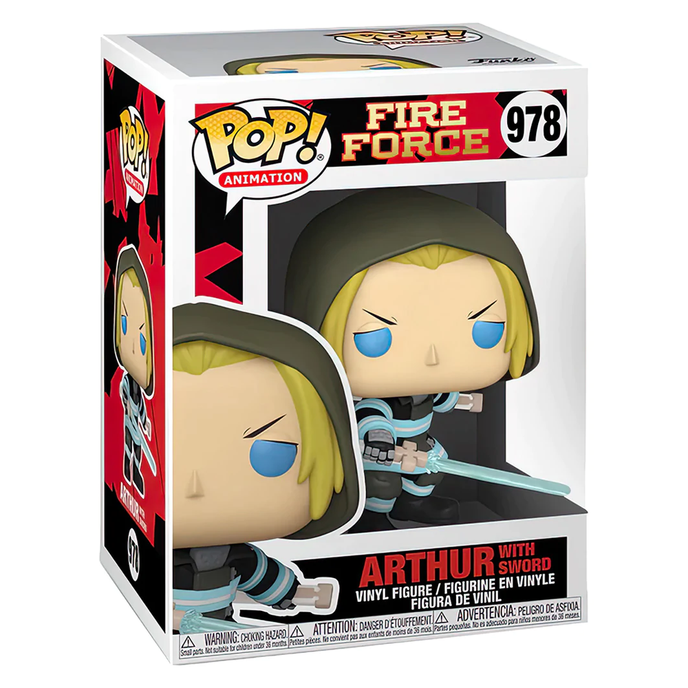 Funko POP! Fire Force - Arthur with Sword Vinyl Figure #978 (ONLINE ORDER ONLY)