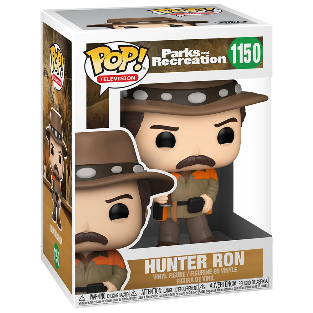 Funko POP! Parks and Recreation - Hunter Ron Vinyl Figure #1150 (ONLINE ORDER ONLY)