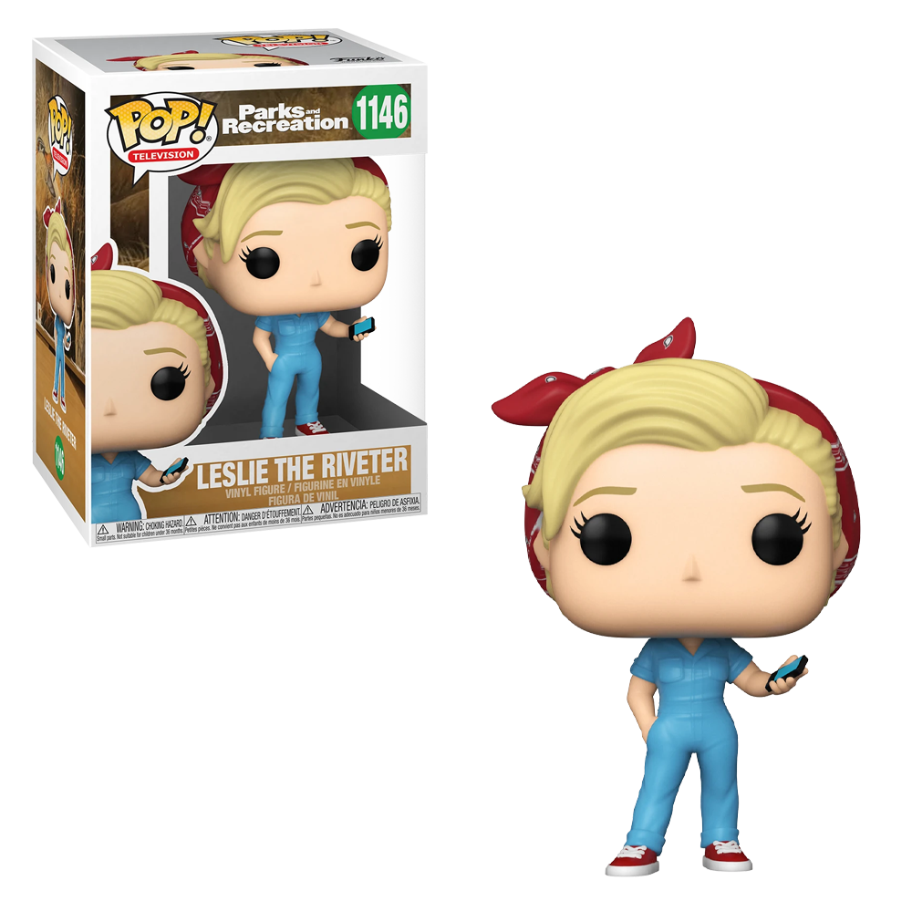 Funko POP! Parks and Recreation - Leslie the Riveter Vinyl Figure #1146 (ONLINE ORDER ONLY)