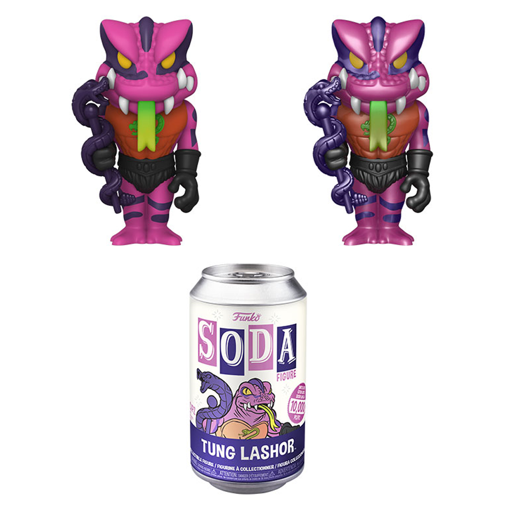 Funko Vinyl SODA: MOTU - Tung Lashor Vinyl Figure (ONLINE ORDER ONLY)
