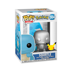 [PRE-ORDER] Funko POP! Pokemon - Squirtle (Metallic Silver) Vinyl Figure #504 (ONLINE ORDER ONLY)