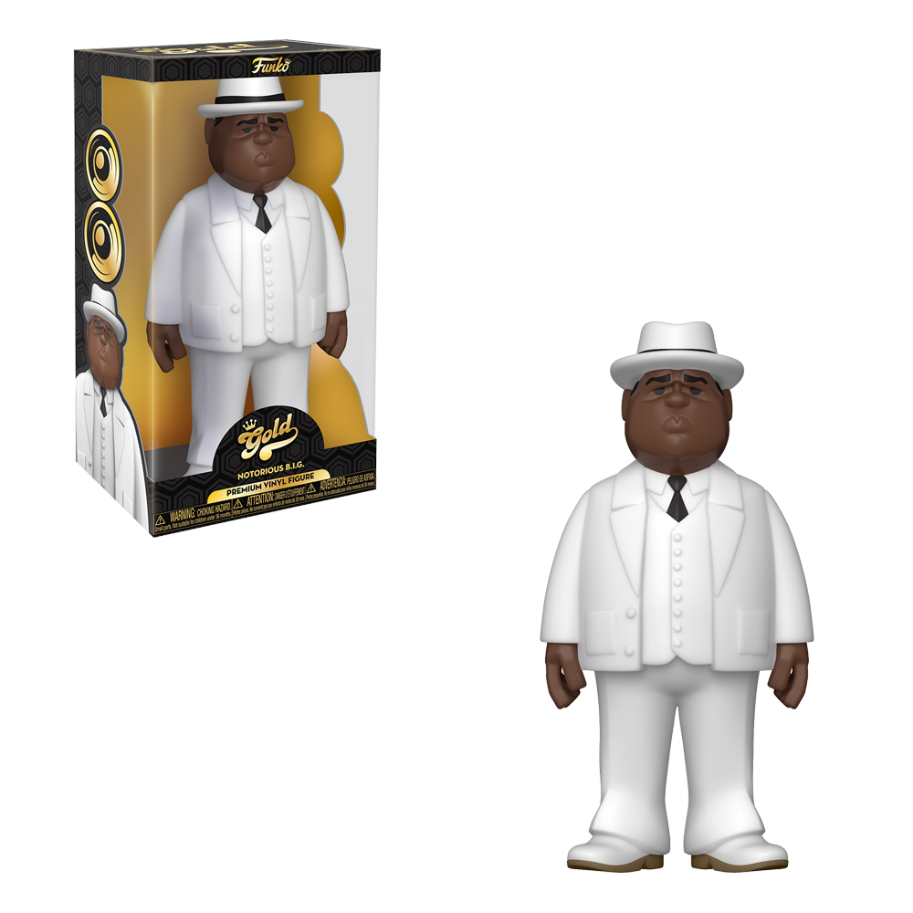 Funko Vinyl GOLD: Music - Biggie Smalls (White Suit) 12-Inch Vinyl Figure (ONLINE ORDER ONLY)