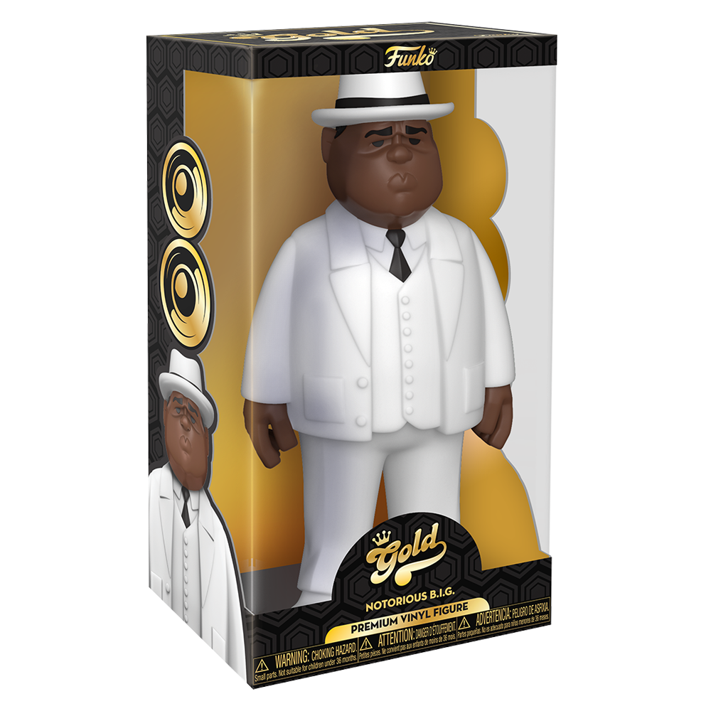 Funko Vinyl GOLD: Music - Biggie Smalls (White Suit) 12-Inch Vinyl Figure (ONLINE ORDER ONLY)
