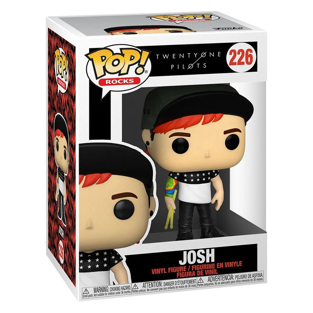 Funko POP! Rocks: Twenty One Pilots - "Stressed Out" Joshua Dun Vinyl Figure #226 (ONLINE ORDER ONLY)