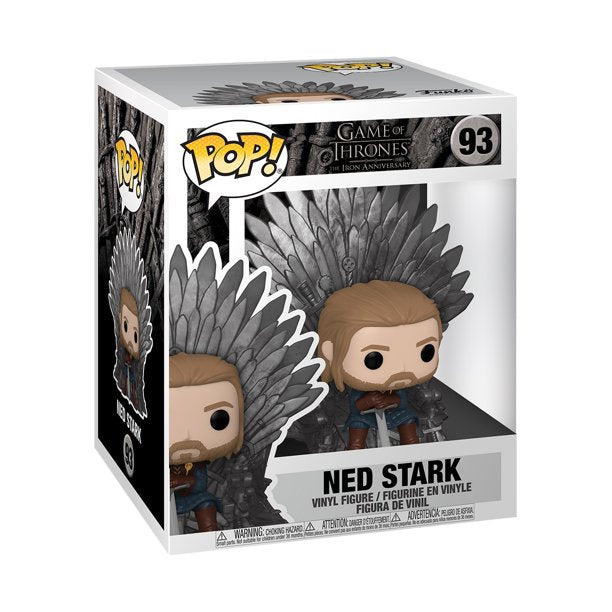[PRE-ORDER] Funko POP! Deluxe: Game of Thrones - Ned Stark on Iron Throne Vinyl Figure #93 (ONLINE ORDER ONLY)