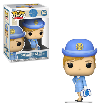 Funko POP! Pan Am - Stewardess with White Bag Vinyl Figure #142 (ONLINE ORDER ONLY)