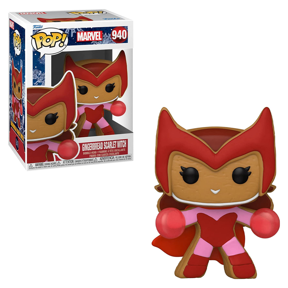 Funko POP! Marvel Holiday - Gingerbread Scarlet Witch Vinyl Figure #940 (ONLINE ORDER ONLY)