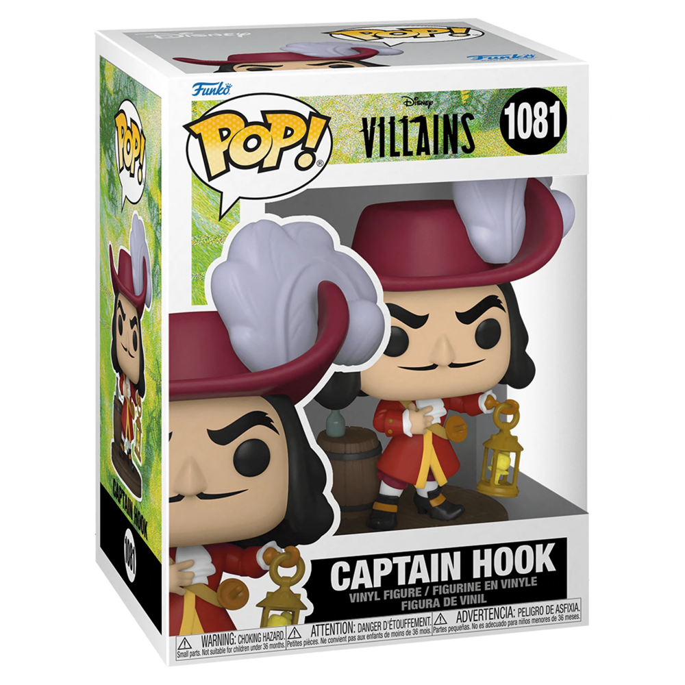 [PRE-ORDER] Funko POP! Disney: Villains - Captain Hook Vinyl Figure #1081 (ONLINE ORDER ONLY)