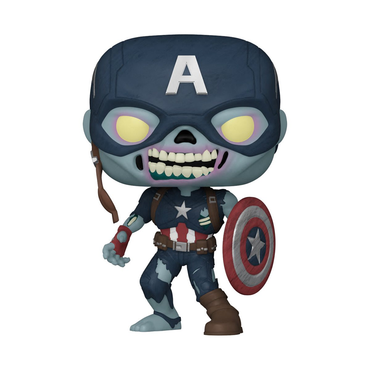 Funko POP! Marvel: What If - Zombie Captain America Vinyl Figure #941 (ONLINE ORDER ONLY)