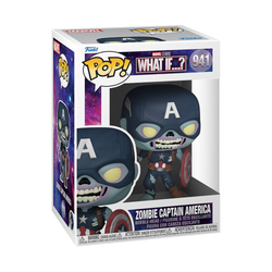 Funko POP! Marvel: What If - Zombie Captain America Vinyl Figure #941 (ONLINE ORDER ONLY)