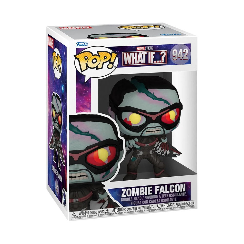 Funko POP! Marvel: What If - Zombie Falcon Vinyl Figure #942 (ONLINE ORDER ONLY)
