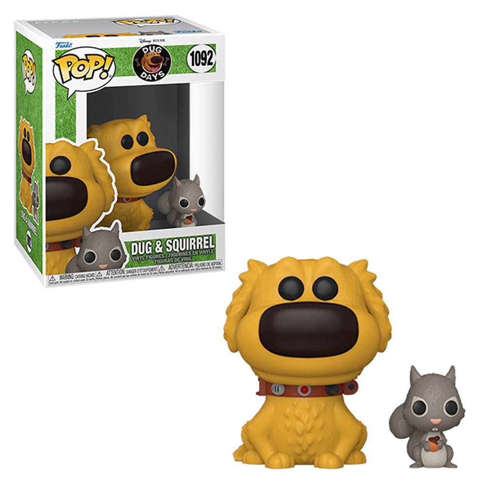 [PRE-ORDER] Funko POP! Disney Pixar Fest: Dug Days - Dug and Squirrel Vinyl Figure #1092 (ONLINE ORDER ONLY)